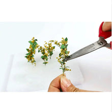 Load image into Gallery viewer, 5 pcs Miniature Flower Cluster Plant Leaves Model Train Railway Layout Accessories DIY Landscape Dollhouse Terrarium Diorama Craft Supplies