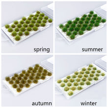 Load image into Gallery viewer, 33 pcs Miniature Season Grass Tuft Bush Cluster Models Railway Accessories Forest Fairy Garden Landscape Terrarium Diorama Craft Supplies