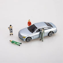 Load image into Gallery viewer, 20/50pcs Miniature Standing Figures, HO Scale 1:87 Model Railway Diorama Supplies