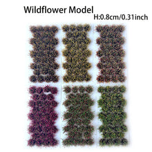 Load image into Gallery viewer, 32pcs Static Grass Tufts 8mm Wildflower Model for Minitaure Railway Scenery Diorama Terrain Landscape