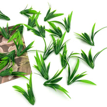 Load image into Gallery viewer, 20pcs Artificial Grass Picks Mini Faux Greenery Plant Leaves DIY Bouquet Terrarium Diorama