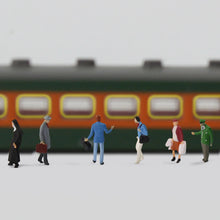 Load image into Gallery viewer, 30/60 pcs Miniature Standing Sitting People Passenger 1:87 Figures HO Scale Models Train Railway Scene Accessories Diorama Supplies