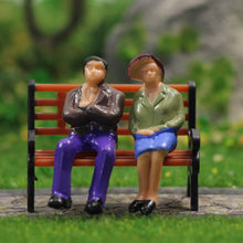 Load image into Gallery viewer, 50pcs Miniature People Figures 1:50 Scale for Model Train Scenery Architecture Diorama