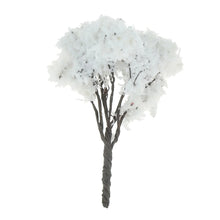 Load image into Gallery viewer, 10 pcs 6.5cm Miniature White Flowering Wire Tree Model Railway Layout Accessories DIY Landscape Dollhouse Terrarium Diorama Craft Supplies