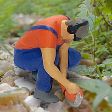 Load image into Gallery viewer, Miniature Repair Worker People Figure 1:87 Model Sand Table Scenery Building Landscape Accessories Toys Diorama Supplies