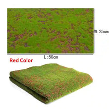 Load image into Gallery viewer, 25x50cm Miniature Grass Lawn Turf Mat Model Train Railway Layout Accessories DIY Landscape Dollhouse Terrarium Diorama Craft Supplies