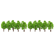 Load image into Gallery viewer, 30 pcs 3.5cm Mixed Miniature Tree Models Train Railway Accessories Forest Fairy Garden Landscape Terrarium Diorama Craft Supplies