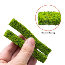 Load image into Gallery viewer, 5 pcs Miniature Shrub Strips Grass Fence Models DIY Sand Table Building Layout Dollhouse Garden Landscape Terrarium Diorama Craft Supplies