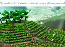 Load image into Gallery viewer, Miniature Tea Field Grass Nest Bush Plant Model Sand Table Dollhouse Fairy Garden Landscape Terrarium Diorama Craft Supplies