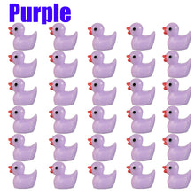 Load image into Gallery viewer, 50 pcs Miniature Cute Little Duck Animal Figure Models Dollhouse Landscape Fairy Garden Accessories Terrarium Diorama Craft Supplies