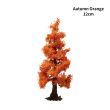 Load image into Gallery viewer, 12/15cm Miniature Four Seasons Pine Tree Model HO N Scale Metasequoia for Train Railway Diorama Landscape Dollhouse Terrarium Craft Supply