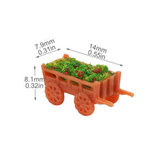 Load image into Gallery viewer, 12pcs N Scale 1:160 Miniature Flowerbed Scenery Park Garden Flower Planters for Model Railroad Layout, DIY Diorama, Landscape Craft Supplies