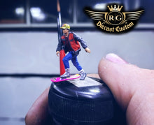Load image into Gallery viewer, Miniature Hoverboard Floating Skateboard People Unpainted Figure 1/64 1/43 Model Street Landscape Scene Accessories Diorama Supplies