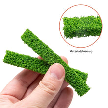 Load image into Gallery viewer, 5 pcs Miniature Shrub Strips Grass Fence Models DIY Sand Table Building Layout Dollhouse Garden Landscape Terrarium Diorama Craft Supplies