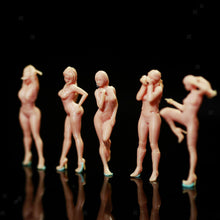 Load image into Gallery viewer, Miniature Spice Woman People Unpainted Figure 1:64 Scale Models Street Building Landscape Scenery Layout Accessories Diorama Supplies