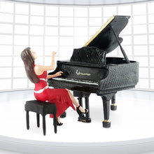 Load image into Gallery viewer, Miniature Pianist with Piano 1:64 Figure S Scale Model Landscape Building Scenery Layout Scene Accessories Diorama Supplies