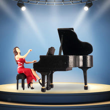 Load image into Gallery viewer, Miniature Pianist with Piano 1:64 Figure S Scale Model Landscape Building Scenery Layout Scene Accessories Diorama Supplies