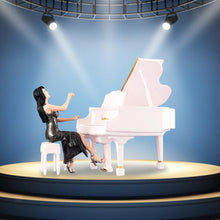 Load image into Gallery viewer, Miniature Pianist with Piano 1:64 Figure S Scale Model Landscape Building Scenery Layout Scene Accessories Diorama Supplies
