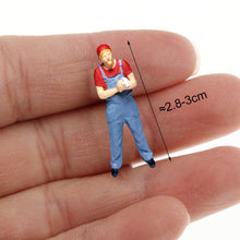 Load image into Gallery viewer, Miniature Car Repair Garage Scene People Figure 1:64 Model Sand Table Layout Building Street Landscape Accessories Diorama Supplies