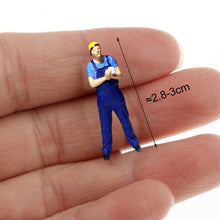Load image into Gallery viewer, Miniature Resin Garage Worker Figures 1:64 Scale, Diorama Model People