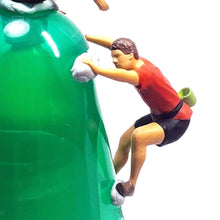 Load image into Gallery viewer, Miniature Rock Climber Sport Climbing People Unpainted Figure 1:64 Model Building Landscape Scenery Layout Accessories Diorama Supplies