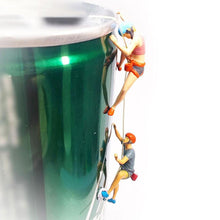 Load image into Gallery viewer, Miniature Rock Climber Sport Climbing People Unpainted Figure 1:64 Model Building Landscape Scenery Layout Accessories Diorama Supplies