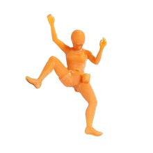 Load image into Gallery viewer, Unpainted Miniature Rock Climber Figure 1:64 Scale Model Railway Diorama Landscape Craft Supply