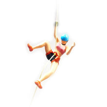 Load image into Gallery viewer, Miniature Rock Climber Sport Climbing People Unpainted Figure 1:64 Model Building Landscape Scenery Layout Accessories Diorama Supplies