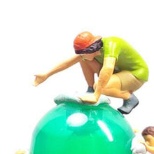 Load image into Gallery viewer, Unpainted Miniature Rock Climber Figure 1:64 Scale Model Railway Diorama Landscape Craft Supply