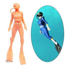 Load image into Gallery viewer, Miniature Diving People Unpainted Figure 1:64 Model Landscape Building Scenery Layout Scene Accessories Diorama Supplies