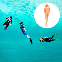 Load image into Gallery viewer, Unpainted Miniature Diving Figure 1:64 Scale Resin Model for Diorama, Architecture & Scenery Crafts