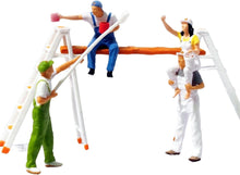 Load image into Gallery viewer, Miniature Painter Worker Figures 1:87 Scale | Model Train Diorama People | HO Scale Architecture & Scenery Craft Supplies