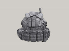 Load image into Gallery viewer, U.S. NAVY SEAL SCAR Mk.20 Sniper Soldier Throwing M18 Grenade Unpainted Resin Figure 1/16 Scale Unassembled Model