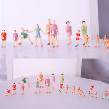 Load image into Gallery viewer, 15 pcs Miniature Sports People Figure 1/50-1/100 Scale Models Building Landscape Sand Table Layout Scenery Accessories Diorama Supplies