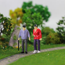 Load image into Gallery viewer, 100pcs Miniature Standing People Figure Set O Scale 1:43 Model Railway & Diorama Craft Supplies