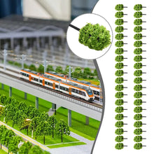 Load image into Gallery viewer, 40 pcs 3.5cm Miniature Camphor tree Model Scale 1:100 Train Railway Accessories DIY Scenery Landscape Terrarium Diorama Craft Supplies