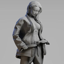 Load image into Gallery viewer, Sexy Judo Girl Unpainted Resin Figure 1/35 1/24 1/12 Scale Unassembled Model