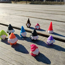 Load image into Gallery viewer, 8pcs Mixed Mini Dwarf Figurines Cute Miniatures for Fairy Garden, Terrarium, Dollhouse, Bonsai, DIY Crafts & Christmas Decorations