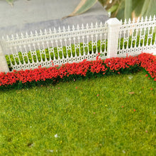 Load image into Gallery viewer, 7pcs Miniature Flower Grass Tufts Strip Model for Diorama Scenery, Wargaming, Railway Layouts, Landscape Decor, Dollhouse, Craft Supplies