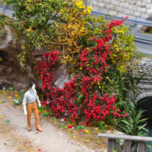 Load image into Gallery viewer, Miniature Model Bushes for HO N Scale Diorama, Colorful Shrub Scenery, Railway Landscape Plants