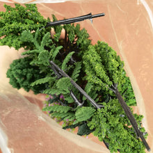Load image into Gallery viewer, 35/60 pcs Mixed Miniature Green Tree Models N HO Scale Railway Layout Accessories DIY Landscape Dollhouse Terrarium Diorama Craft Supplies