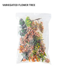 Load image into Gallery viewer, 30 pcs Mixed Miniature Colorful Tree Model HO Scale Sand Table Train Railway Scene Fairy Garden Landscape Terrarium Diorama Craft Supplies