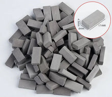 Load image into Gallery viewer, 100pcs Miniature Bricks for Dollhouse Building, DIY Model House Wall Materials, Terracotta Construction Blocks