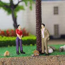 Load image into Gallery viewer, 100 pcs Miniature Standing Passenger People 1:43 Figure O Scale Model Train Railway Scene Landscape Accessories Diorama Supplies