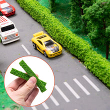 Load image into Gallery viewer, 5 pcs Miniature Shrub Strips Grass Fence Models DIY Sand Table Building Layout Dollhouse Garden Landscape Terrarium Diorama Craft Supplies