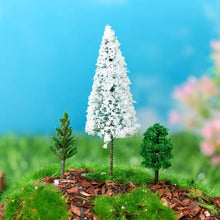 Load image into Gallery viewer, 5 pcs 4cm Miniature Flower Tree Model Train Railway Accessories Fairy Garden Landscape Terrarium Diorama Craft Supplies