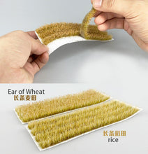 Load image into Gallery viewer, Miniature Wheat Field Grass Model HO Scale 1:87 Train Railway Accessories DIY Scenery Landscape Terrarium Diorama Craft Supplies