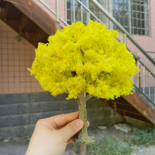 Load image into Gallery viewer, 10/15/23/28cm Miniature Ginkgo Wire Tree Model Train Railway Layout Accessories DIY Landscape Dollhouse Terrarium Diorama Craft Supplies