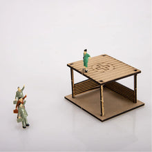 Load image into Gallery viewer, 20/50pcs Miniature Standing Figures, HO Scale 1:87 Model Railway Diorama Supplies