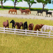 Load image into Gallery viewer, 40 pcs Miniature Horse Farm Animal 1:87 Figure HO Scale Models Garden Landscape Layout Scenery Accessories Diorama Supplies
